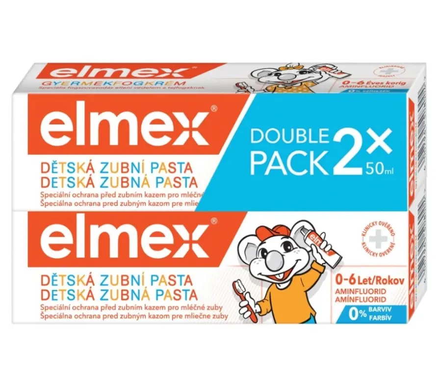 12713-elmex detska zubni pasta duo 2x50ml 12713-elmex detska zubni pasta duo 2x50ml